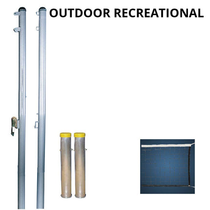 Jaypro Sports Recreational Outdoor Volleyball System (with net) | OS - 350 - GS OS-350-GS - Play and Sync