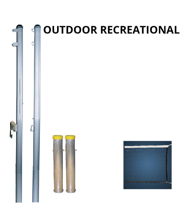 Jaypro Sports Recreational Outdoor Volleyball System (with net) | OS - 350 - GS OS-350-GS - Play and Sync