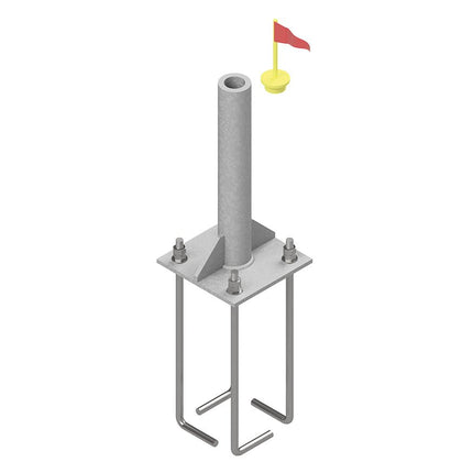 Jaypro Sports Sand Ground Inserts (Beach Volleyball System) | OBV - 100AK OBV-100AK - Play and Sync