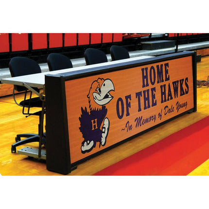 Jaypro Sports Scorer Table (Indoor) - 10 ft. - Free Standing - Portable - Illuminated | ST - 10FS ST-10FS - Play and Sync