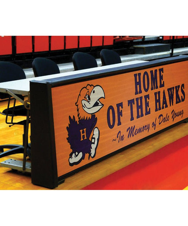 Jaypro Sports Scorer Table (Indoor) - 10 ft. - Free Standing - Portable - Illuminated | ST - 10FS ST-10FS - Play and Sync