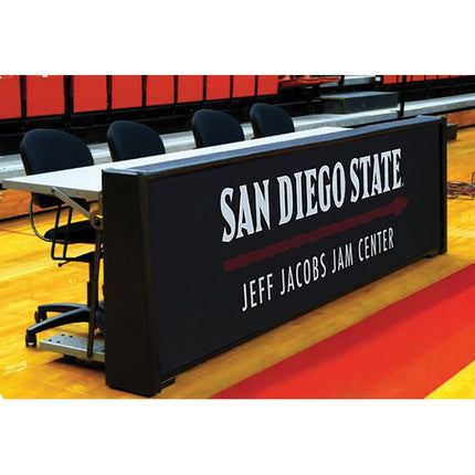 Jaypro Sports Scorer Table (Indoor) - 8 ft. - Free Standing - Portable - Illuminated | ST - 8FS ST-8FS - Play and Sync