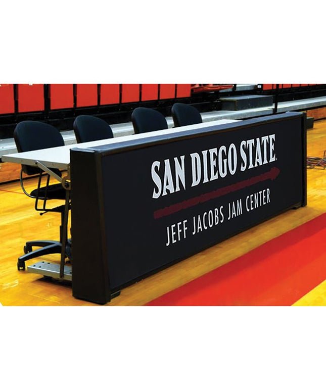 Jaypro Sports Scorer Table (Indoor) - 8 ft. - Free Standing - Portable - Illuminated | ST - 8FS ST-8FS - Play and Sync