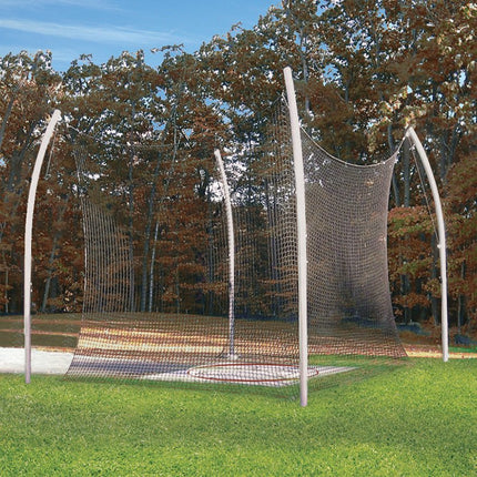 Jaypro Sports Shot Cage - Field and Track - 34.92 Degree Throwing Sector with Safety Nets | SC - 25 SC-25 - Play and Sync