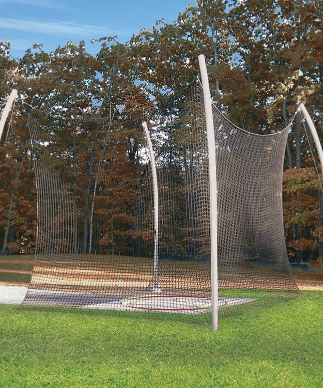 Jaypro Sports Shot Cage - Field and Track - 34.92 Degree Throwing Sector with Safety Nets | SC - 25 SC-25 - Play and Sync
