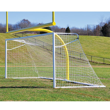 Jaypro Sports Soccer Goals - Nova Premier Adjustable Goal (8 ft.H x 24 ft.W x 4 ft.B x 10 ft.D) - NCAA, NFHS, FIFA, and ASTM Compliant (White) | SGP - 600AX SGP-600AX - Play and Sync