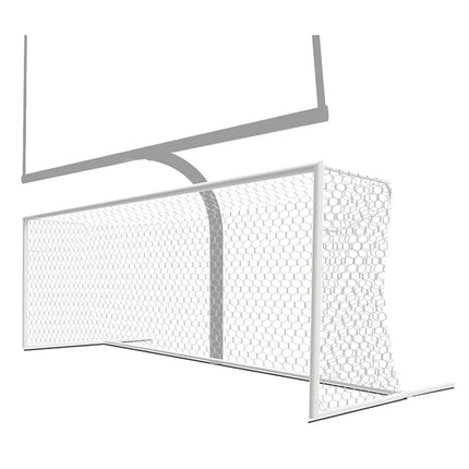 Jaypro Sports Soccer Goals - Nova Premier Adjustable Goal (8 ft.H x 24 ft.W x 4 ft.B x 10 ft.D) - NCAA, NFHS, FIFA, and ASTM Compliant (White) | SGP - 600AX SGP-600AX - Play and Sync