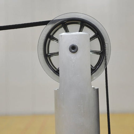 Jaypro Sports T - Base - Competition Volleyball Uprights (FeatherLite (Pin - Stop Height Adjust) Upright) - NFHS, NCAA, USVBA Compliant | PVB - 250UB PVB-250UB - Play and Sync