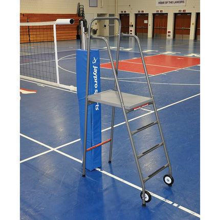 Jaypro Sports Volleyball Referee Stand - Folding - 250 Lb. Capacity | VRS - 6000 VRS-6000 - Play and Sync