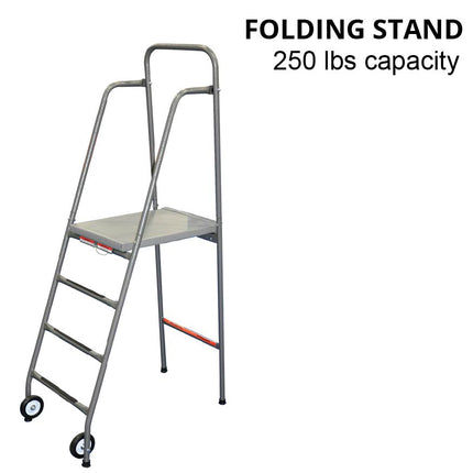 Jaypro Sports Volleyball Referee Stand - Folding - 250 Lb. Capacity | VRS - 6000 VRS-6000 - Play and Sync