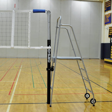 Jaypro Sports Volleyball Referee Stand - Folding - 250 Lb. Capacity | VRS - 6000 VRS-6000 - Play and Sync