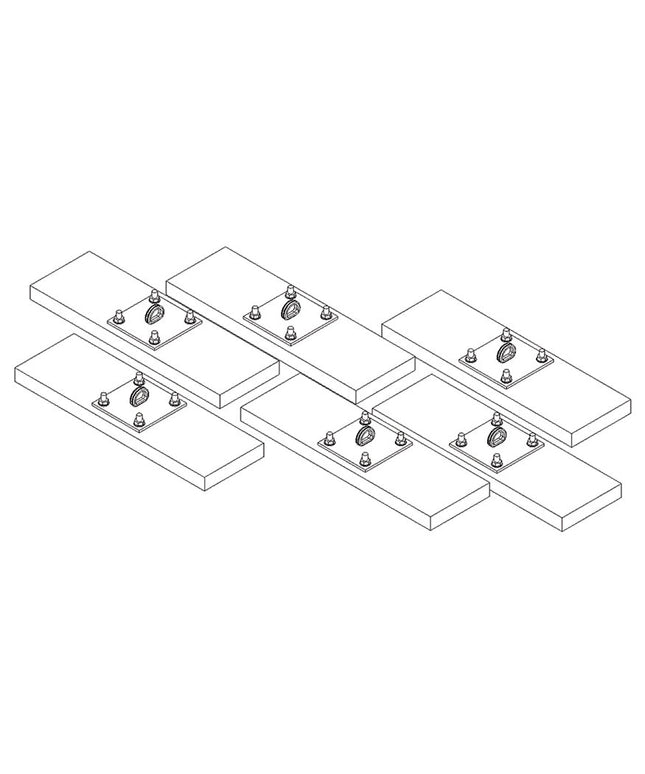 Jaypro Sports Wall Mounting Kit for Gymnasium Installations | BBC - WLKT BBC-WLKT - Play and Sync