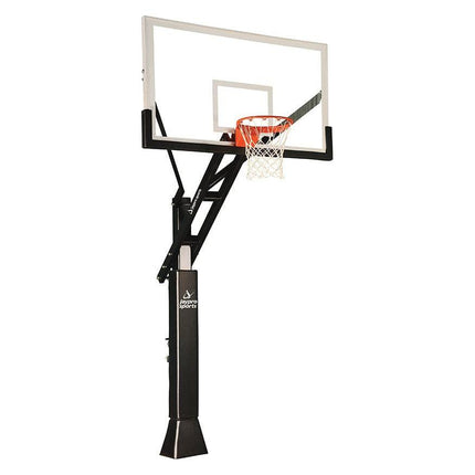 Jaypro Titan Basketball System Adjustable Series 5 in.x 5 in. Pole with 3 ft. Offset 60 in. Backboard CV553B CV553B - Play and Sync