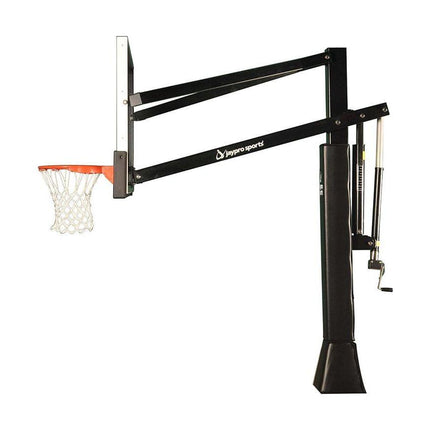 Jaypro Titan Basketball System Adjustable Series 6 in.x 6 in. Pole with 4 ft. Offset 72 in. Backboard CV664A CV664A - Play and Sync