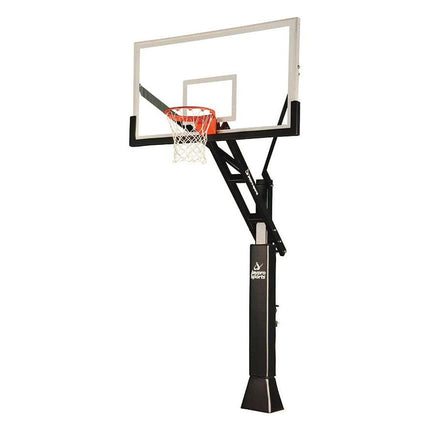 Jaypro Titan Basketball System Adjustable Series 6 in.x 6 in. Pole with 4 ft. Offset 72 in. Backboard CV664A CV664A - Play and Sync