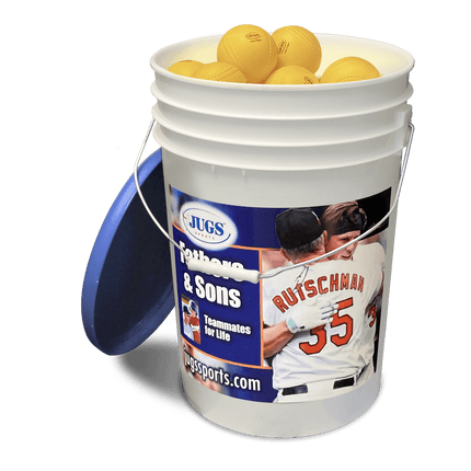 JUGS Sports Big Bucket of Lite - Flite Baseballs B5003 B5003 - Play and Sync