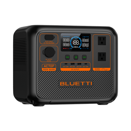 JUGS Sports bluetti AC70P Portable Power Station  - Play and Sync