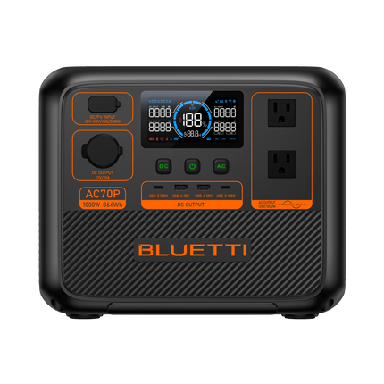 JUGS Sports bluetti AC70P Portable Power Station  - Play and Sync