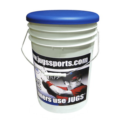 JUGS Sports Bucket of Optic Yellow Dimpled Sting - Free Baseballs B1002 B1002 - Play and Sync