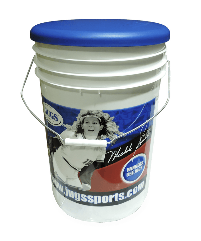 JUGS Sports Bucket of Realistic - Seam Sting - Free Softballs B4016 B4016 - Play and Sync