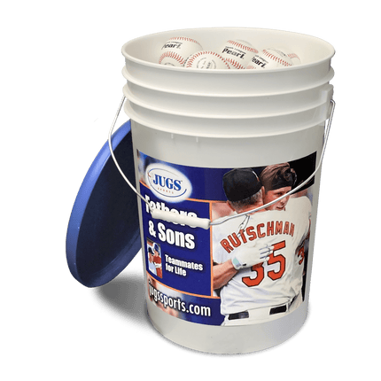 JUGS Sports Bucket of Youth League Pearl Baseballs B5215 B5215 - Play and Sync