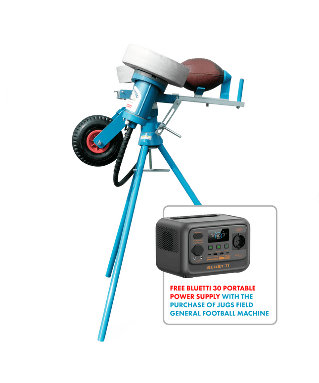 JUGS Sports Field General Football Machine M1750 M1750 - Play and Sync
