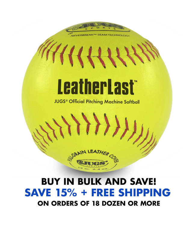 JUGS Sports LeatherLast Softballs B5250 B5250 - Play and Sync