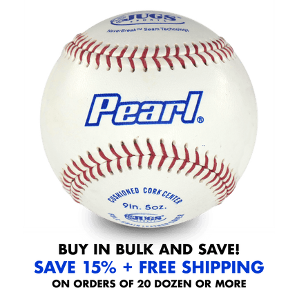 JUGS Sports Pearl Leather Baseballs B5200 B5200 - Play and Sync