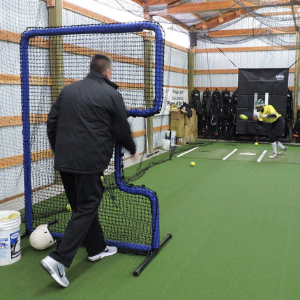 JUGS Sports Protector Blue Series C - Shaped Softball Screen S1013 S1013 - Play and Sync