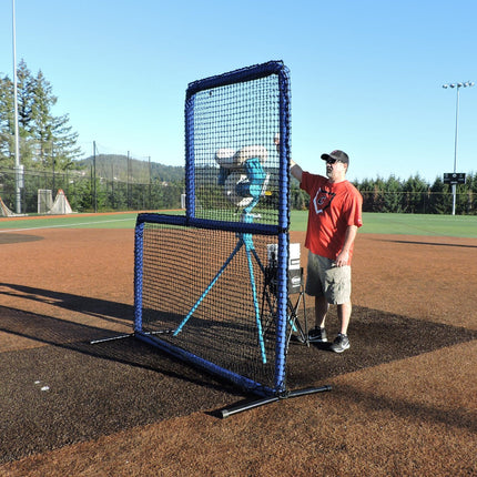 JUGS Sports Protector Blue Series L - Shaped Pitchers Screen S1003 S1003 - Play and Sync