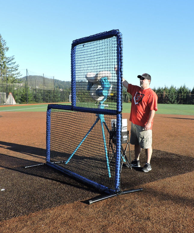 JUGS Sports Protector Blue Series L - Shaped Pitchers Screen S1003 S1003 - Play and Sync