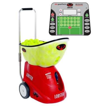 Lobster Sports Elite Grand Five LE Tennis Ball Machine EL05 LE EL05 LE.WF - Play and Sync