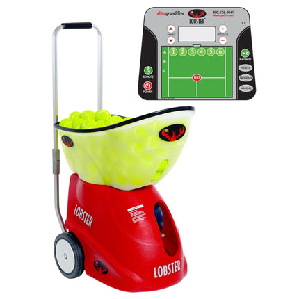 Lobster Sports Elite Grand Five Tennis Ball Machine EL05 EL05 - Play and Sync