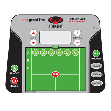 Lobster Sports Elite Grand Five Tennis Ball Machine EL05 EL05 - Play and Sync