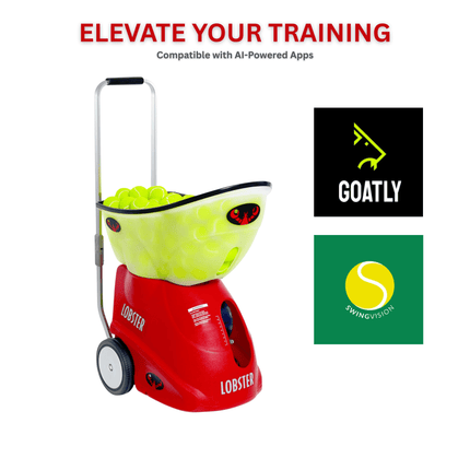 Lobster Sports Elite Grand Five Tennis Ball Machine EL05 EL05 - Play and Sync