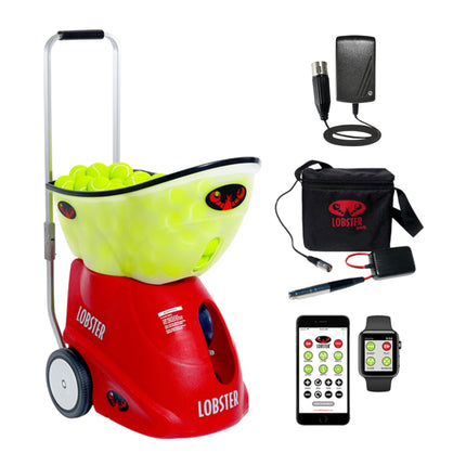 Lobster Sports Elite Grand Five Tennis Ball Machine EL05 EL05 - Play and Sync