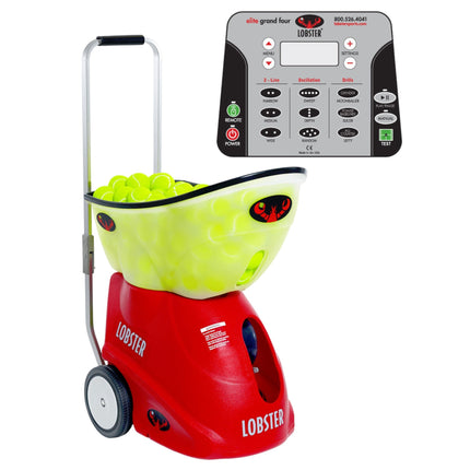 Lobster Sports Elite Grand Four Tennis Ball Machine EL04 EL04 - Play and Sync