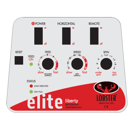 Lobster Sports Elite Liberty Tennis Ball Machine EL0L EL0L - Play and Sync