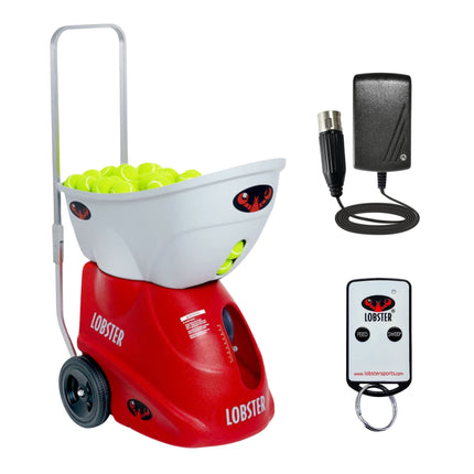 Lobster Sports Elite One Tennis Ball Machine EL01 EL01.AC - Play and Sync