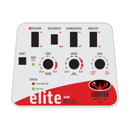 Lobster Sports Elite One Tennis Ball Machine EL01 EL01.AC - Play and Sync