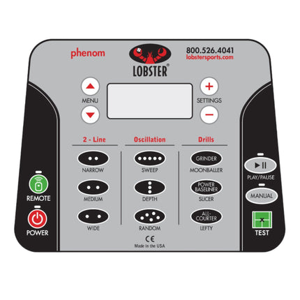 Lobster Sports Phenom® Tennis Ball Machine EC01 EC01 - Play and Sync
