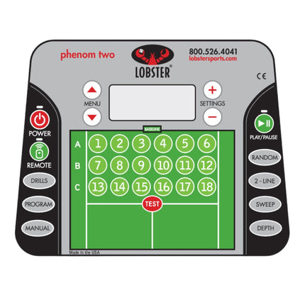 Lobster Sports Phenom® Two Tennis Ball Machine EC02 EC02 - Play and Sync