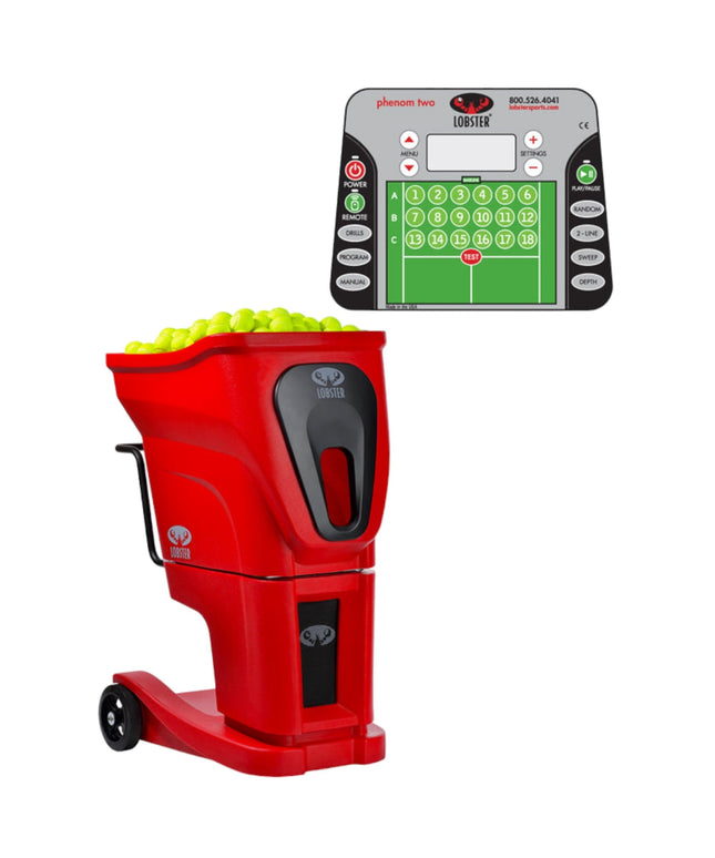 Lobster Sports Phenom® Two Tennis Ball Machine EC02 EC02 - Play and Sync