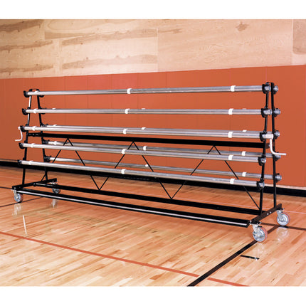 Jaypro Sports Gym Guard Floor Cover Storage Rack (10 Roll) MSR-10 - Play and Sync