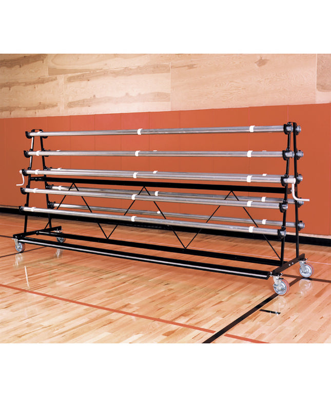 Jaypro Sports Gym Guard Floor Cover Storage Rack (10 Roll) MSR-10 - Play and Sync