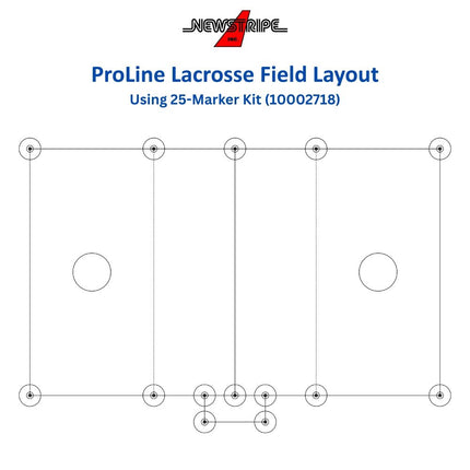 Newstripe ProLine Field Layout System - Baseball Kit (12 pc) 10002719 10002719 - Play and Sync
