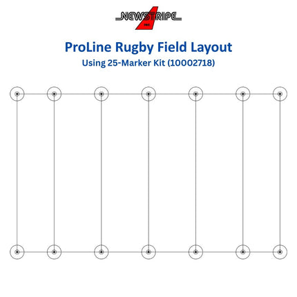 Newstripe ProLine Field Layout System - Baseball Kit (12 pc) 10002719 10002719 - Play and Sync