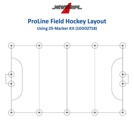 Newstripe ProLine Field Layout System - Football Kit (50 pc) 10002717 10002717 - Play and Sync
