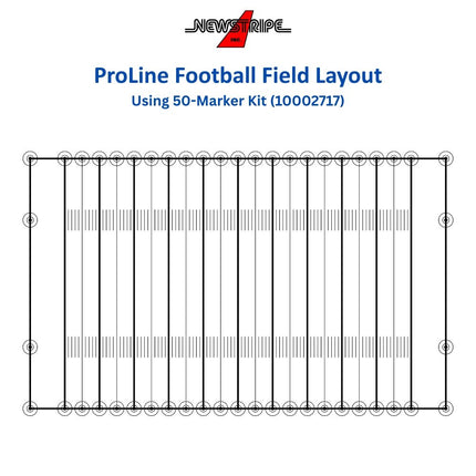 Newstripe ProLine Replacement Field Layout Markers (10 pc) 10002723 10002723 - Play and Sync