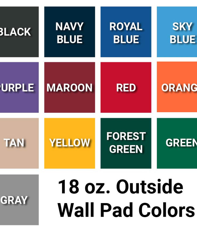 Jaypro Sports Padding Folding Backstop 3 ft. H x 12 ft. L BSP2312 - Play and Sync
